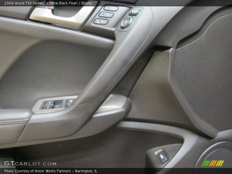 Crystal Black Pearl / Ebony 2009 Acura TSX Sedan