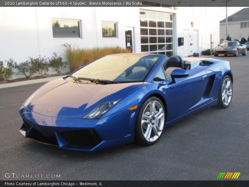Front 3/4 View of 2010 Gallardo LP560-4 Spyder