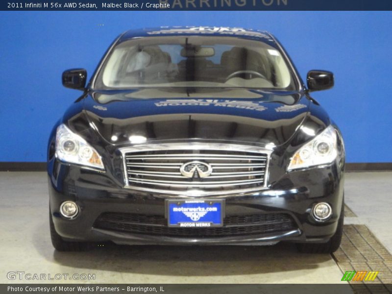 Malbec Black / Graphite 2011 Infiniti M 56x AWD Sedan
