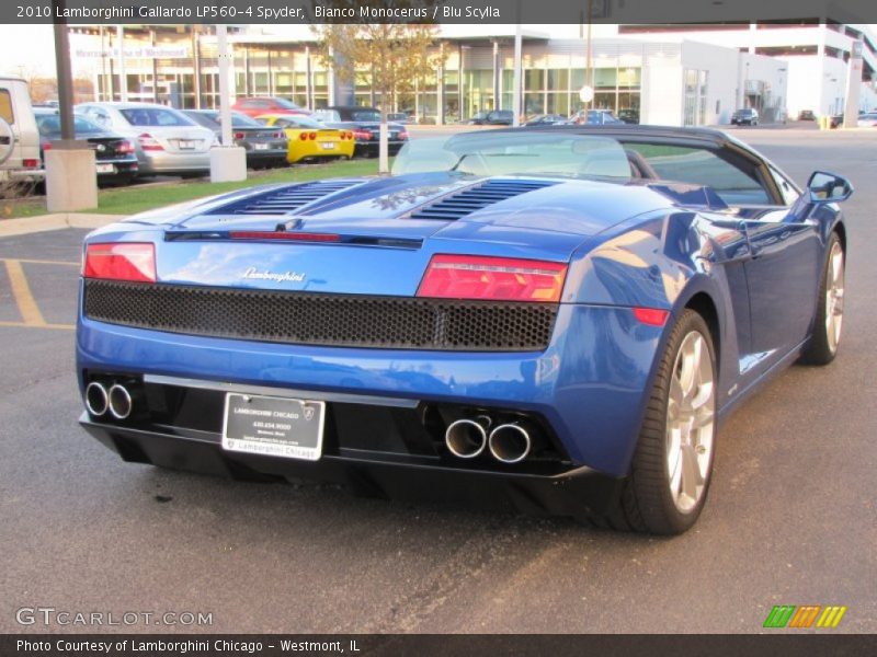 Bianco Monocerus / Blu Scylla 2010 Lamborghini Gallardo LP560-4 Spyder