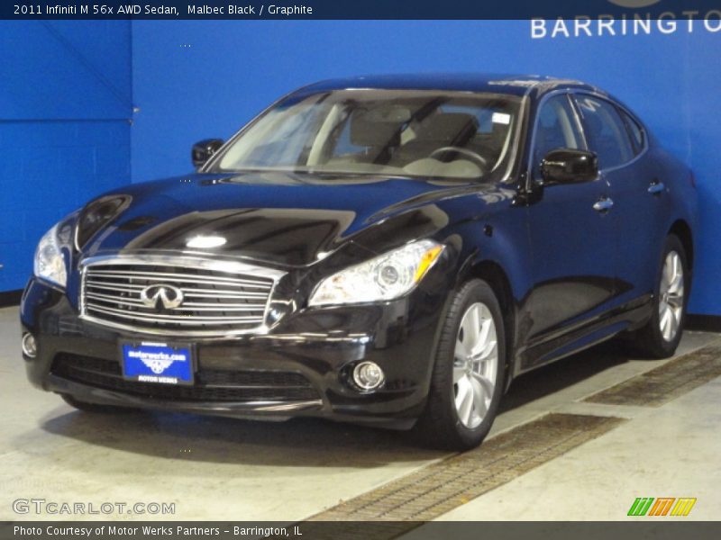 Malbec Black / Graphite 2011 Infiniti M 56x AWD Sedan