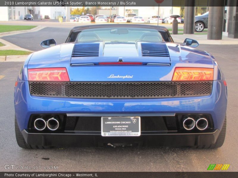 Bianco Monocerus / Blu Scylla 2010 Lamborghini Gallardo LP560-4 Spyder
