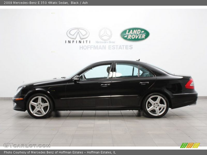 Black / Ash 2009 Mercedes-Benz E 350 4Matic Sedan