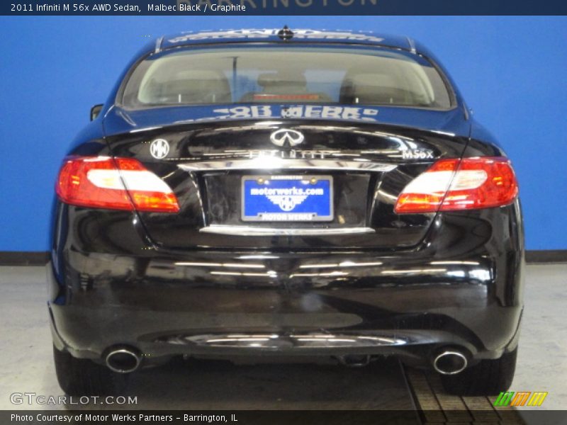 Malbec Black / Graphite 2011 Infiniti M 56x AWD Sedan