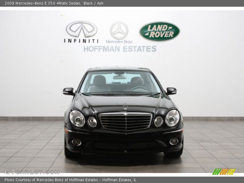Black / Ash 2009 Mercedes-Benz E 350 4Matic Sedan