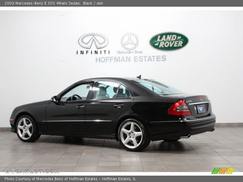 Black / Ash 2009 Mercedes-Benz E 350 4Matic Sedan
