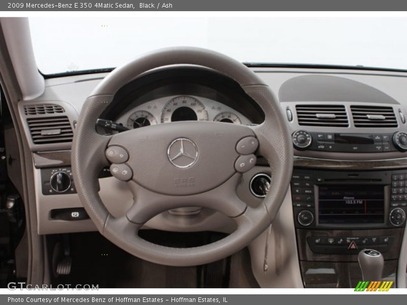 Black / Ash 2009 Mercedes-Benz E 350 4Matic Sedan