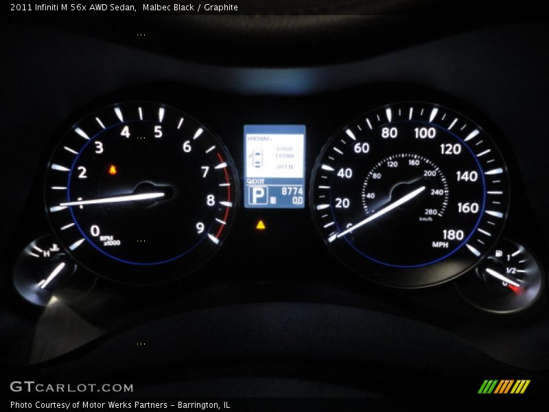  2011 M 56x AWD Sedan 56x AWD Sedan Gauges