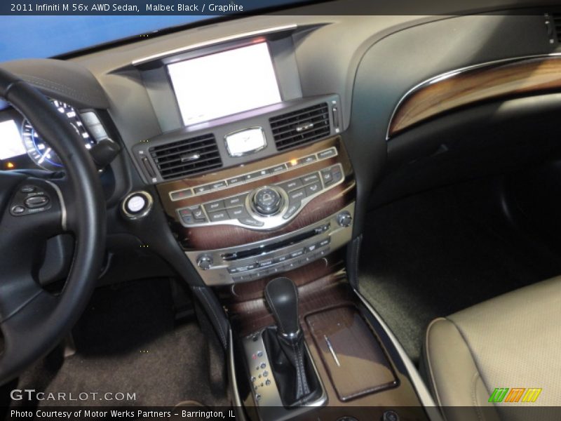 Malbec Black / Graphite 2011 Infiniti M 56x AWD Sedan