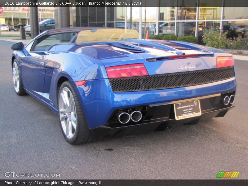 Bianco Monocerus / Blu Scylla 2010 Lamborghini Gallardo LP560-4 Spyder