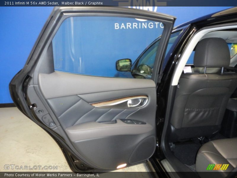 Malbec Black / Graphite 2011 Infiniti M 56x AWD Sedan
