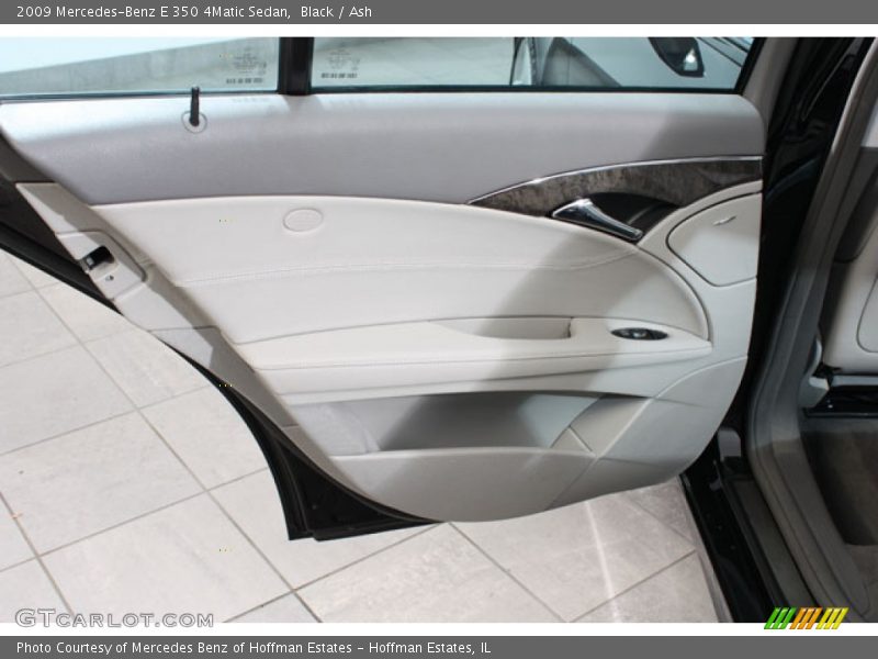 Black / Ash 2009 Mercedes-Benz E 350 4Matic Sedan