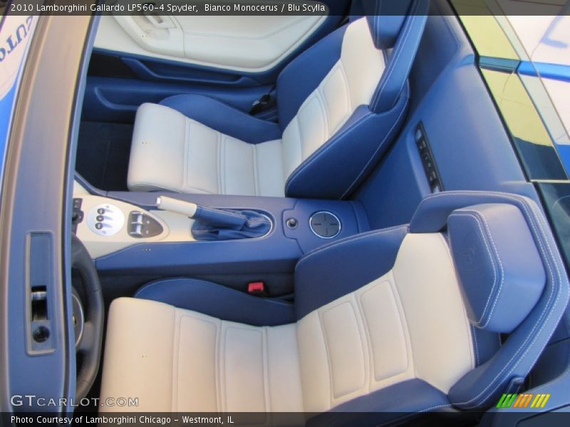  2010 Gallardo LP560-4 Spyder Blu Scylla Interior