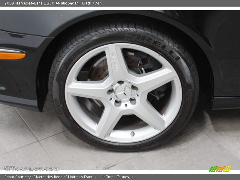 Black / Ash 2009 Mercedes-Benz E 350 4Matic Sedan