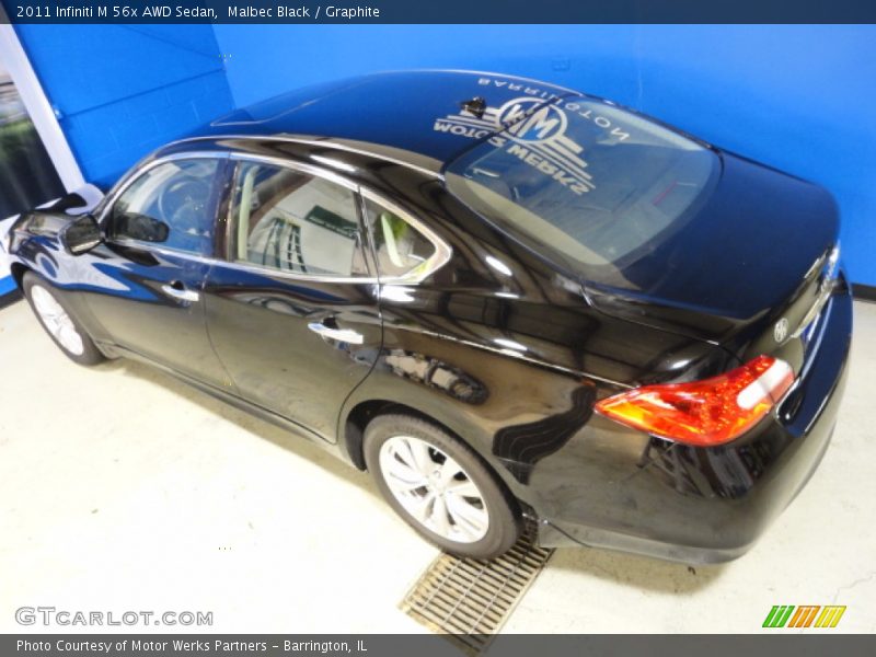 Malbec Black / Graphite 2011 Infiniti M 56x AWD Sedan