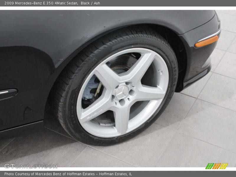 Black / Ash 2009 Mercedes-Benz E 350 4Matic Sedan