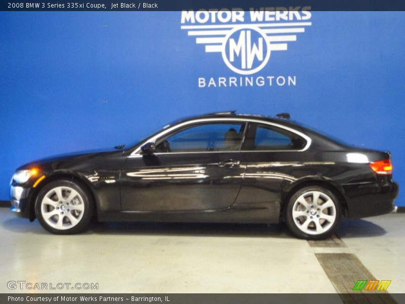 Jet Black / Black 2008 BMW 3 Series 335xi Coupe
