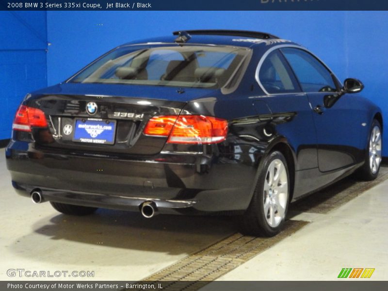 Jet Black / Black 2008 BMW 3 Series 335xi Coupe
