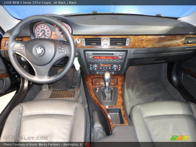 Jet Black / Black 2008 BMW 3 Series 335xi Coupe