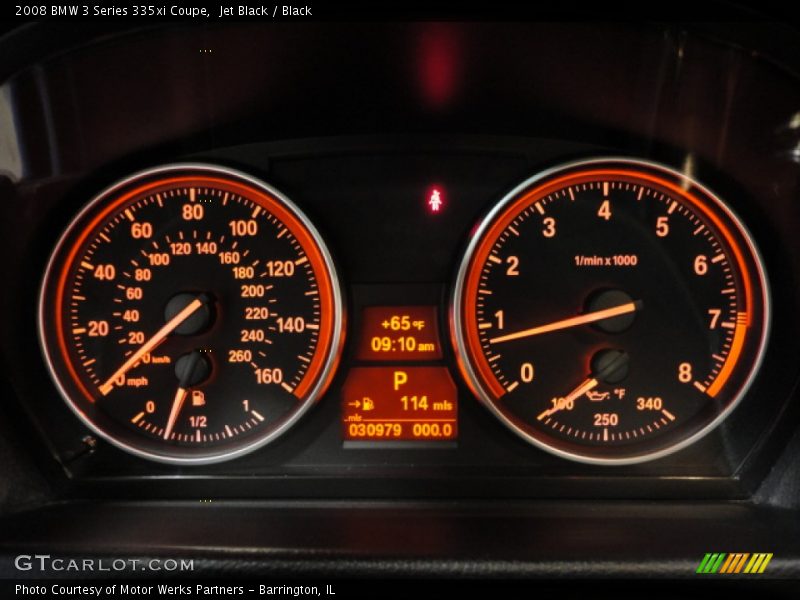 Jet Black / Black 2008 BMW 3 Series 335xi Coupe