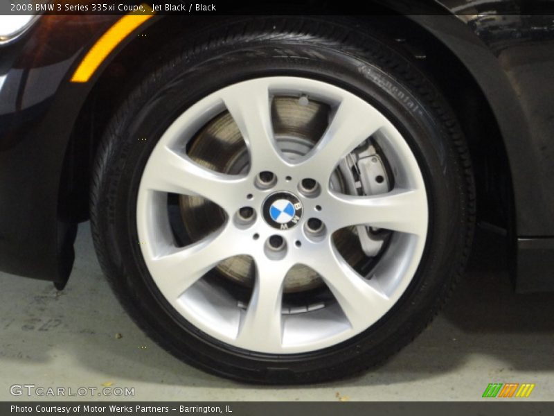 Jet Black / Black 2008 BMW 3 Series 335xi Coupe