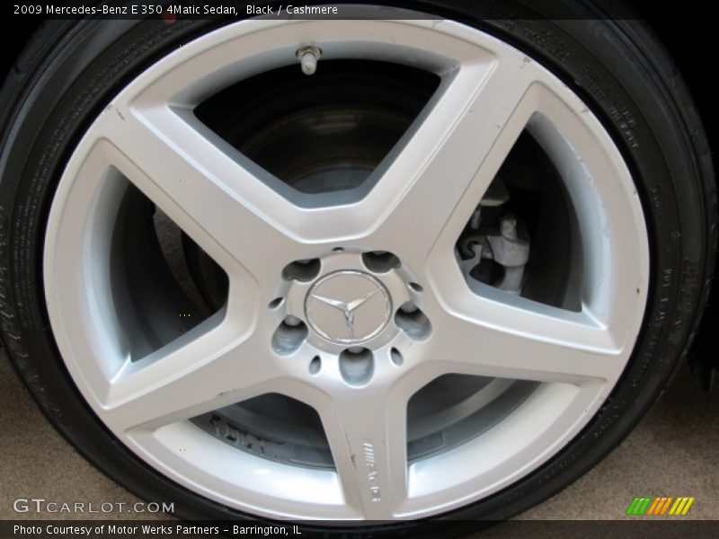 Black / Cashmere 2009 Mercedes-Benz E 350 4Matic Sedan