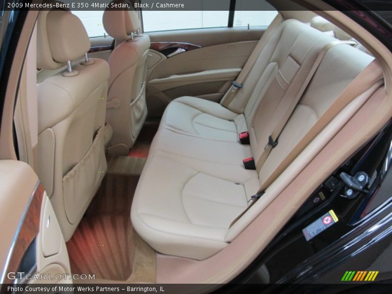 Black / Cashmere 2009 Mercedes-Benz E 350 4Matic Sedan