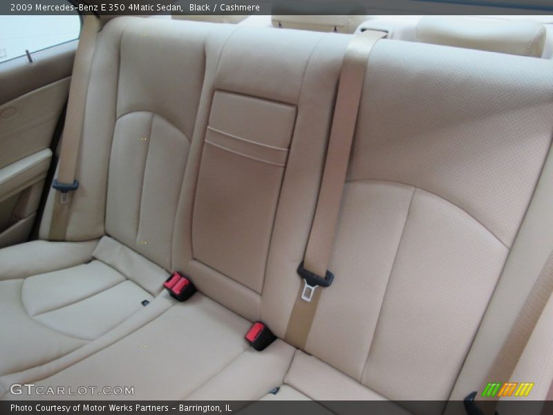 Black / Cashmere 2009 Mercedes-Benz E 350 4Matic Sedan