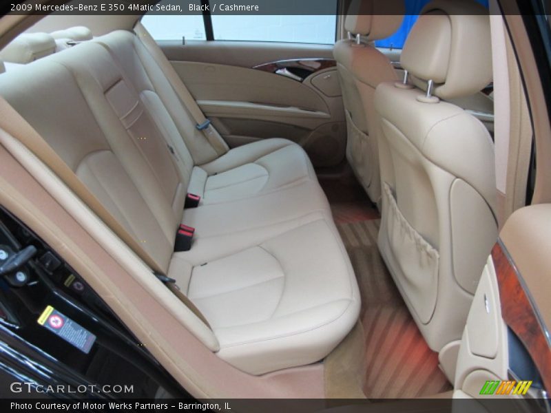 Black / Cashmere 2009 Mercedes-Benz E 350 4Matic Sedan