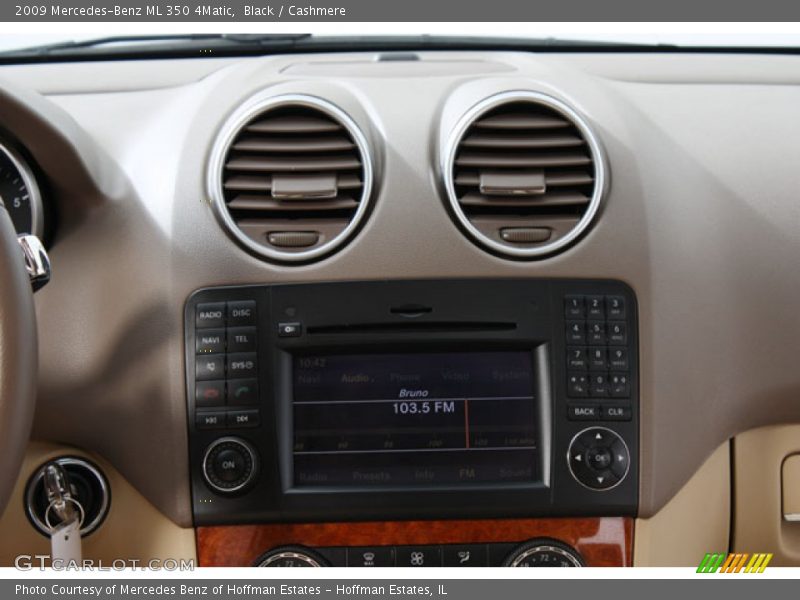 Black / Cashmere 2009 Mercedes-Benz ML 350 4Matic