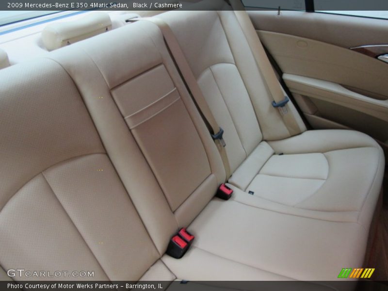 Black / Cashmere 2009 Mercedes-Benz E 350 4Matic Sedan