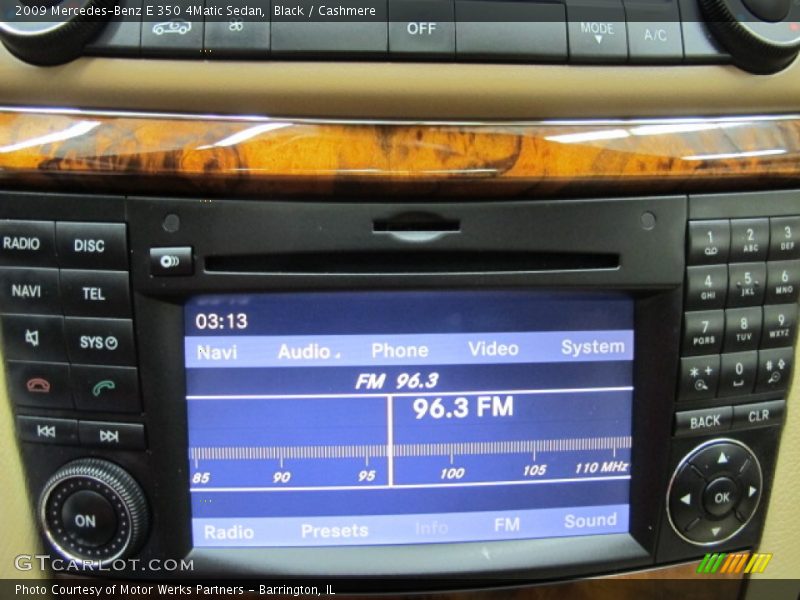 Black / Cashmere 2009 Mercedes-Benz E 350 4Matic Sedan