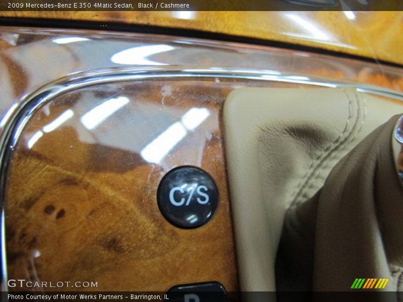 Black / Cashmere 2009 Mercedes-Benz E 350 4Matic Sedan