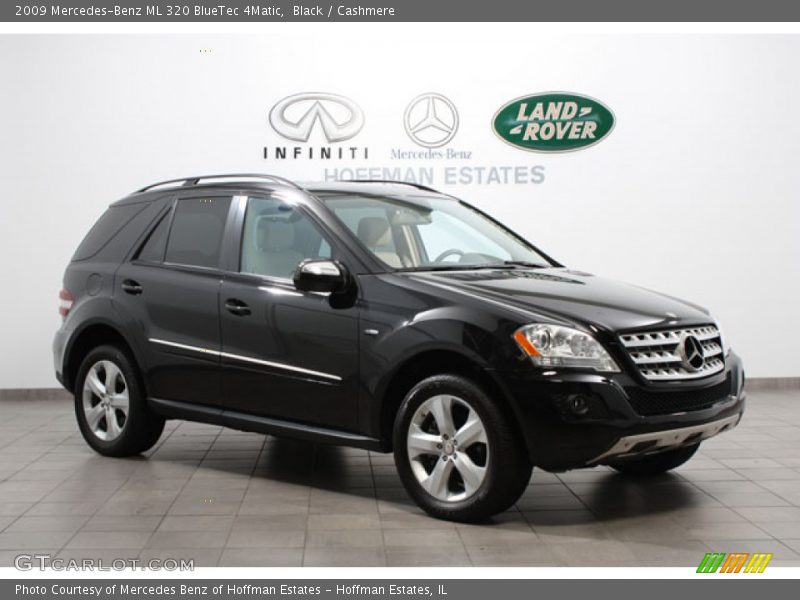 Black / Cashmere 2009 Mercedes-Benz ML 320 BlueTec 4Matic