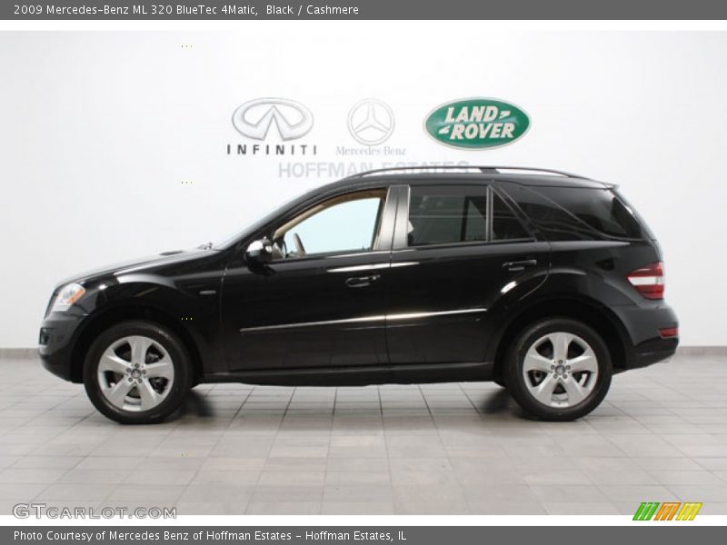 Black / Cashmere 2009 Mercedes-Benz ML 320 BlueTec 4Matic