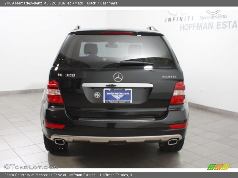 Black / Cashmere 2009 Mercedes-Benz ML 320 BlueTec 4Matic