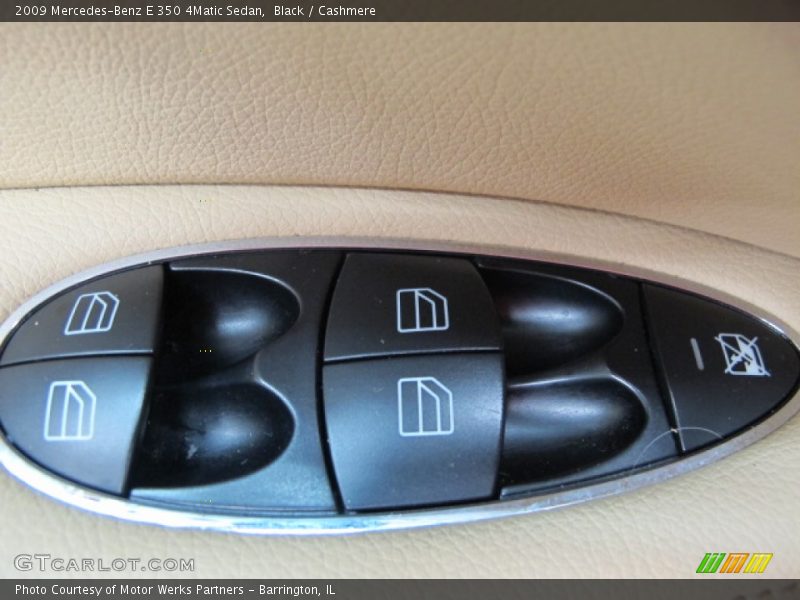 Black / Cashmere 2009 Mercedes-Benz E 350 4Matic Sedan