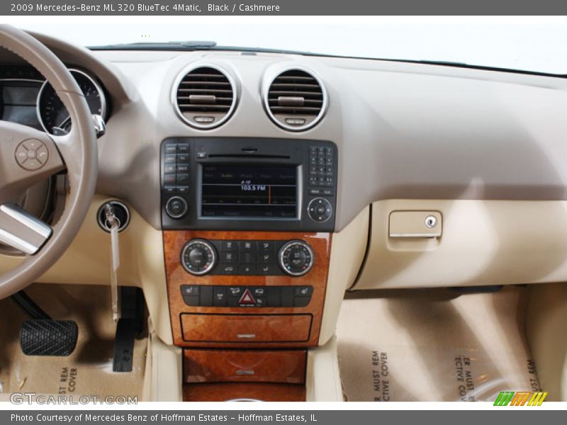 Black / Cashmere 2009 Mercedes-Benz ML 320 BlueTec 4Matic
