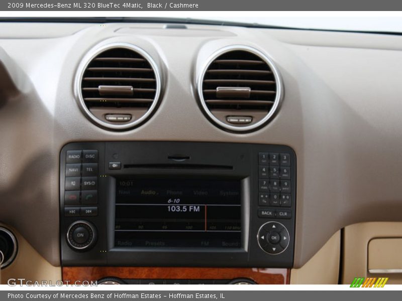 Black / Cashmere 2009 Mercedes-Benz ML 320 BlueTec 4Matic