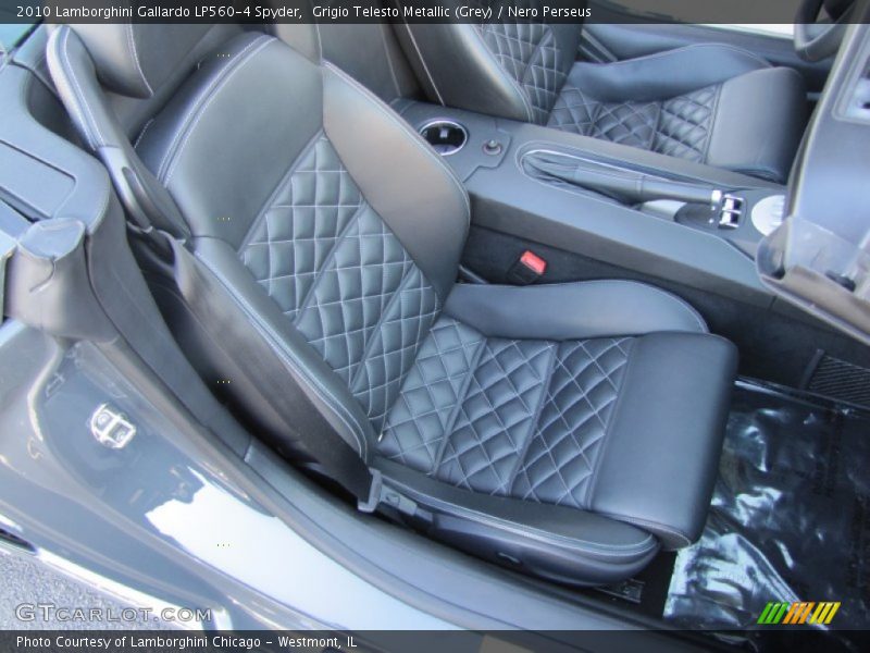 Passengers Seat in Nero Perseus - 2010 Lamborghini Gallardo LP560-4 Spyder