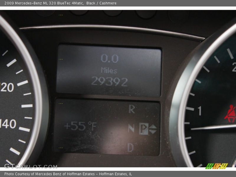 Black / Cashmere 2009 Mercedes-Benz ML 320 BlueTec 4Matic