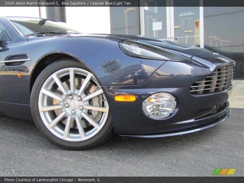 Blue Sapphire / Caspian Blue/Light Tan 2006 Aston Martin Vanquish S