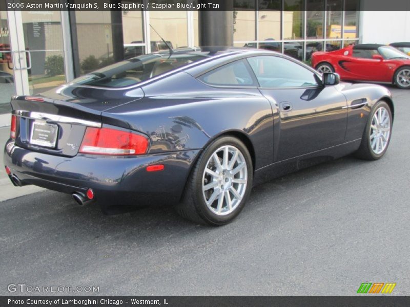 Blue Sapphire / Caspian Blue/Light Tan 2006 Aston Martin Vanquish S