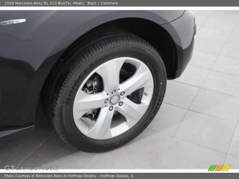 Black / Cashmere 2009 Mercedes-Benz ML 320 BlueTec 4Matic