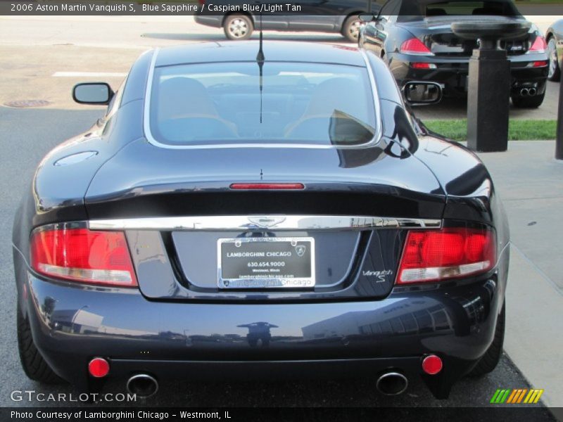 Blue Sapphire / Caspian Blue/Light Tan 2006 Aston Martin Vanquish S