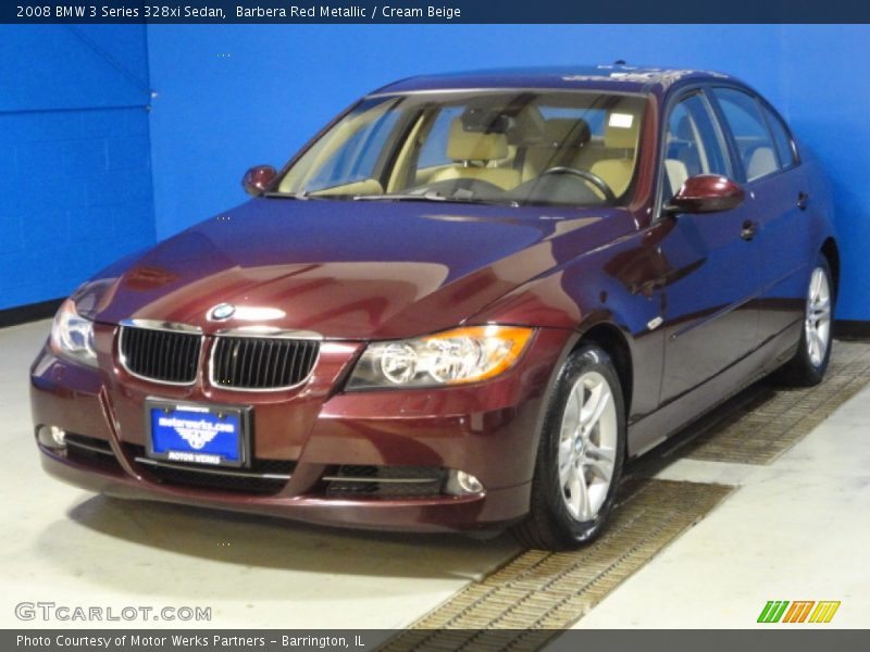 Barbera Red Metallic / Cream Beige 2008 BMW 3 Series 328xi Sedan