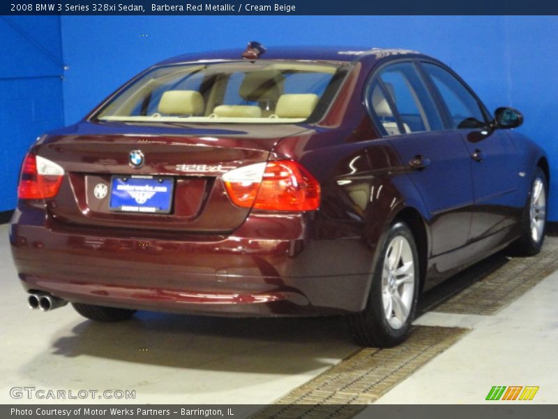 Barbera Red Metallic / Cream Beige 2008 BMW 3 Series 328xi Sedan