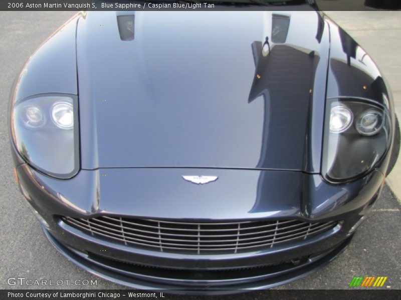 Blue Sapphire / Caspian Blue/Light Tan 2006 Aston Martin Vanquish S