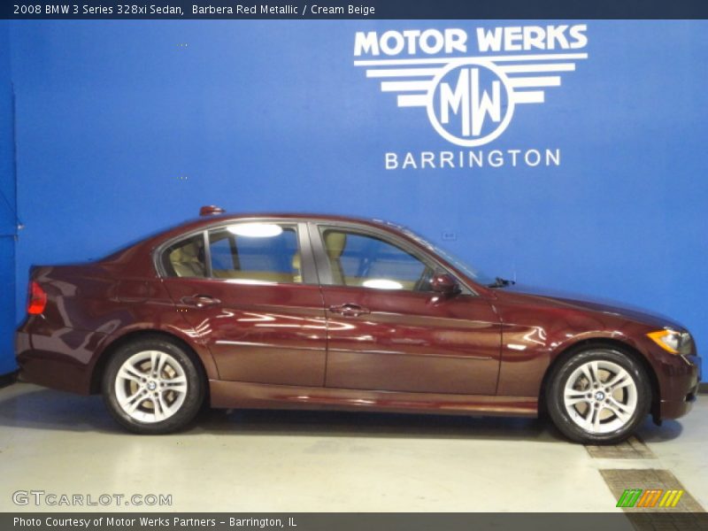 Barbera Red Metallic / Cream Beige 2008 BMW 3 Series 328xi Sedan