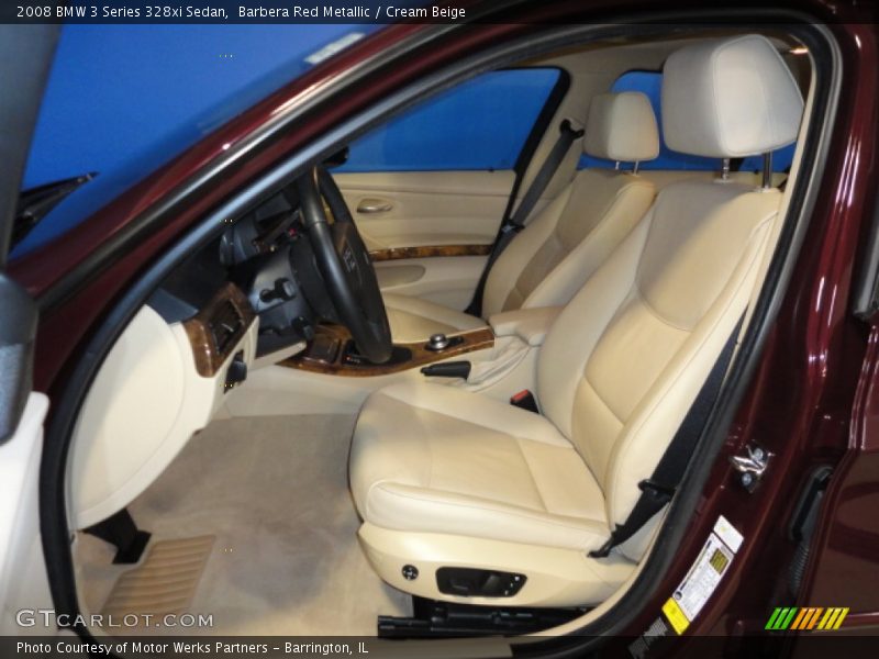 Barbera Red Metallic / Cream Beige 2008 BMW 3 Series 328xi Sedan